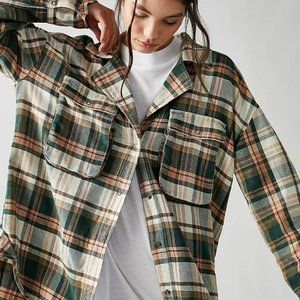 Free People Women's Izzie Cargo Shirt size XS NWOT